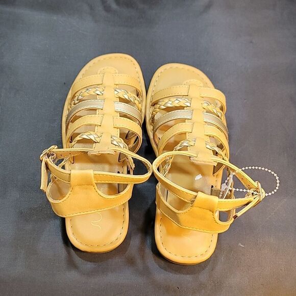 BRAND NEW SUGAR ANCIENT GREEK STYLE LEATHER Sandals ROMAN HANDMADE TODDLE SANDAL - Picture 5 of 14